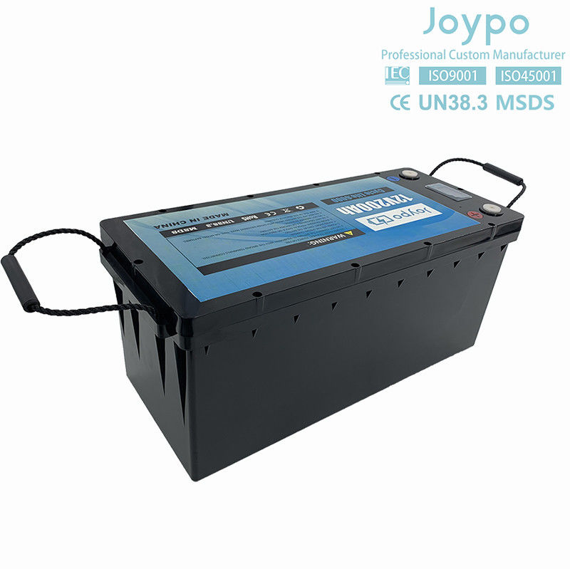 باتری لیتیوم ظرفیت بزرگ RV 12V 200Ah بسته باتری چرخه عمیق برای کامپر تریلر