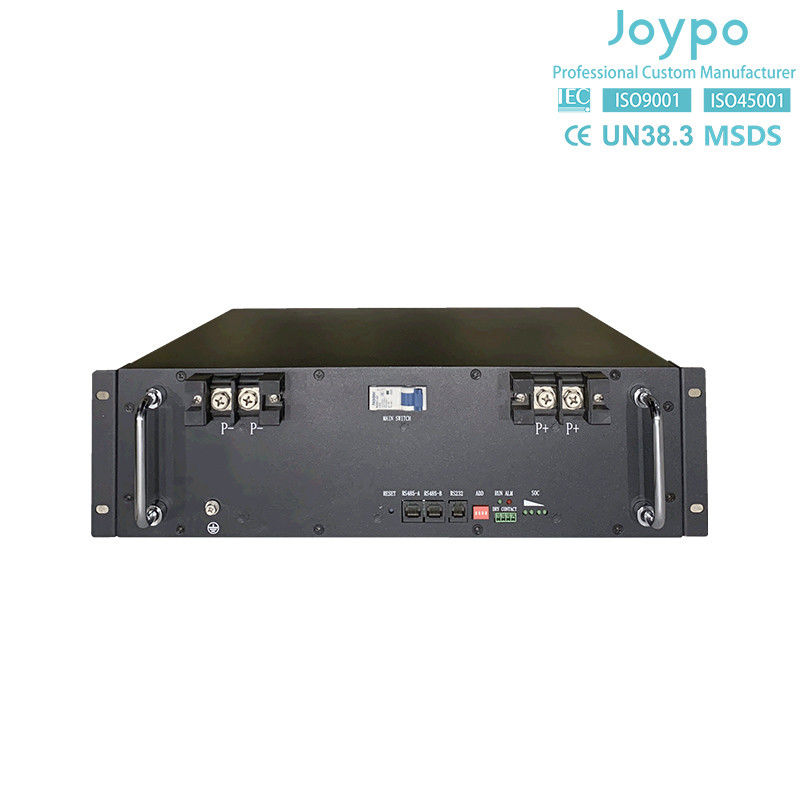 رک نصب ذخیره سازی خورشیدی باتری لیتیوم چرخه عمیق 51.2V 100Ah باتری لیتیوم