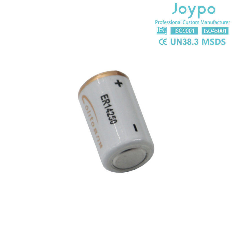 نوع مارپیچی 1/2AA ER14250M باتری لیتیوم 3.6V 1000mAh باتری لیتیوم تیونیل کلرید