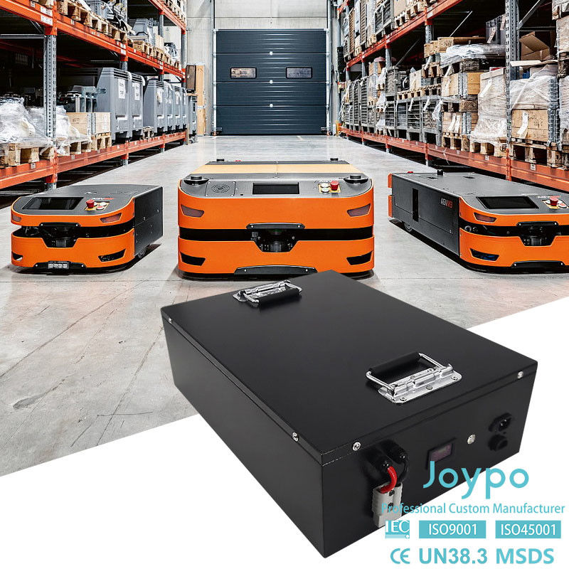 باتری لیتیوم LFP 24V 200Ah برای AGV AMR ربات های تلفن همراه سطح ضد آب IP65