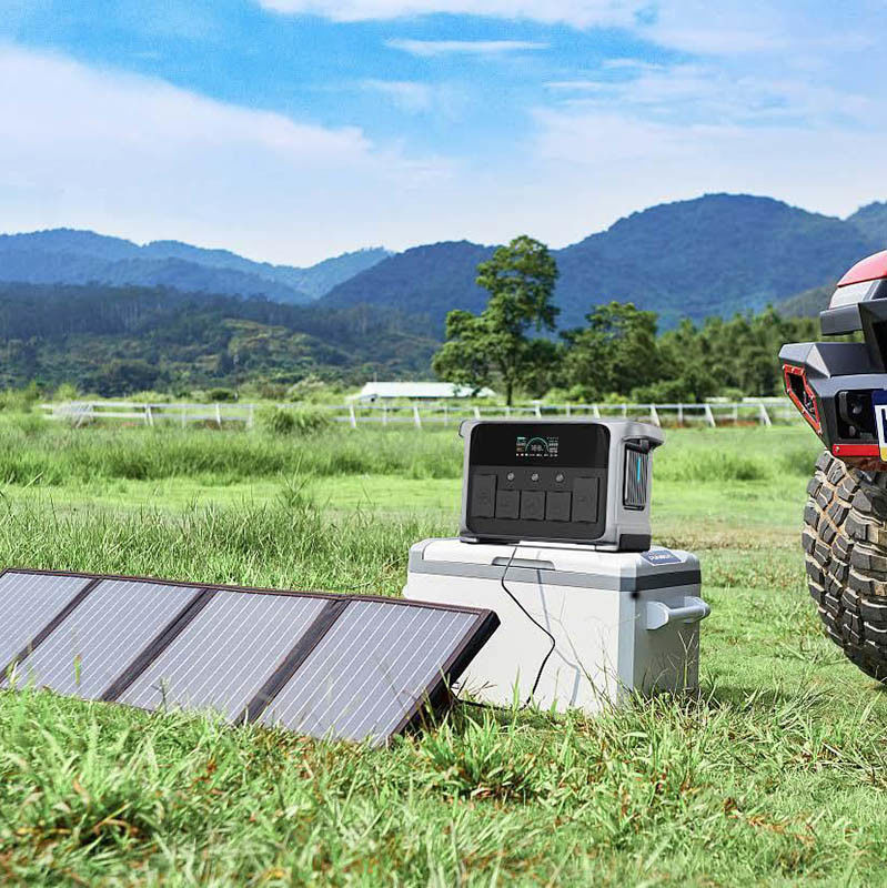 LiFePO4 باتری ایستگاه برق قابل حمل 1200W سیستم برق خورشیدی برای خانه
