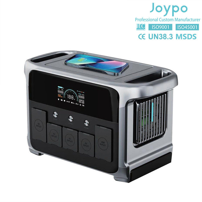 1200W شارژ بی سیم ژنراتور خورشیدی قابل حمل با باتری های لیتیوم آهن فسفات