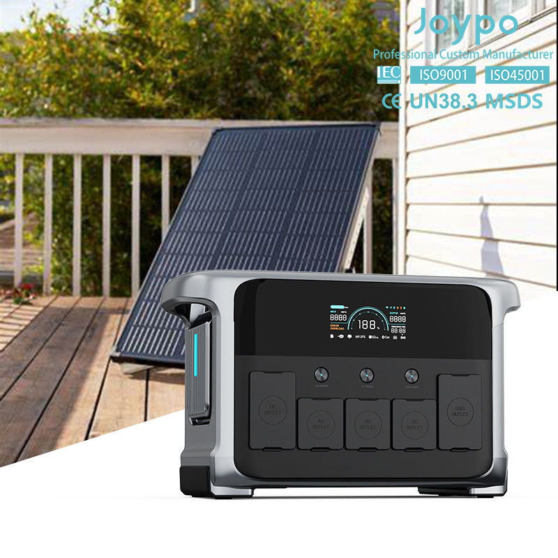 ژنراتور خورشیدی قابل حمل 1200W 1152Wh منبع برق بدون وقفه برای خانه و بالکن