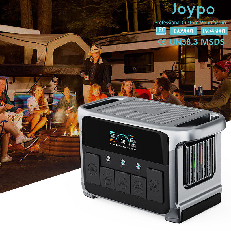 1200W ژنراتور خورشیدی ایستگاه برق قابل حمل برای کمپینگ با اینورتر دو طرفه
