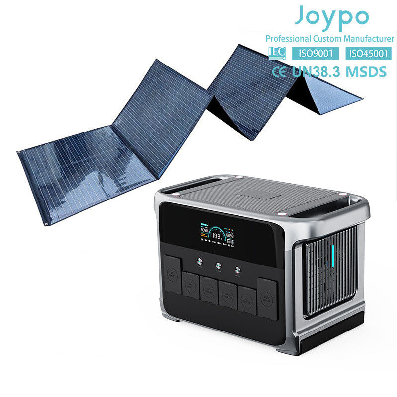 4.8kW 2.4kW انرژی خورشیدی ژنراتور نیروگاه قابل حمل Lifepo4 برای کمپینگ اضطراری پشتیبان